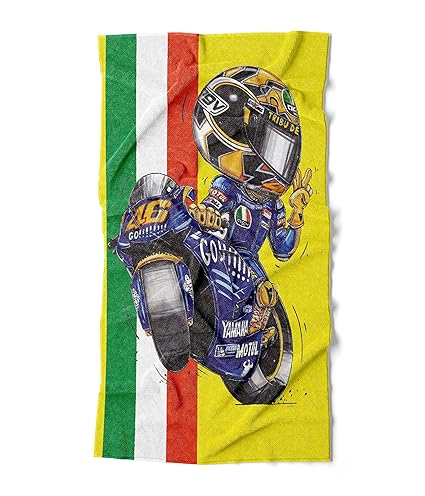 Koolart Valentino Rossi Y A M A H A Moto Gp Serviette De