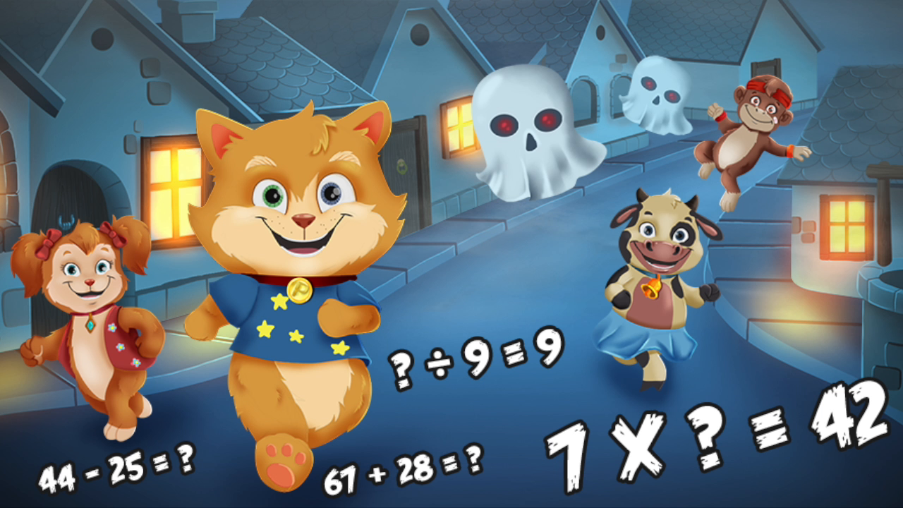 Toon Math Endless Run and Math Games Be a ninja and beat the monster