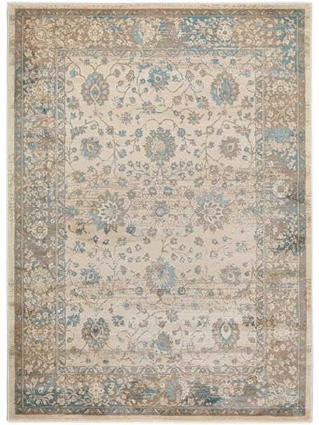 Benuta Tappeto Vintage Effetto Vissuto 80 X 150 Cm Per Camera Da Letto E Soggiorno Colore Panna