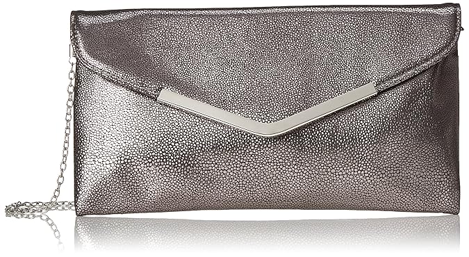 L.CREDI Damen Macau Clutch, 2x14x28 cm