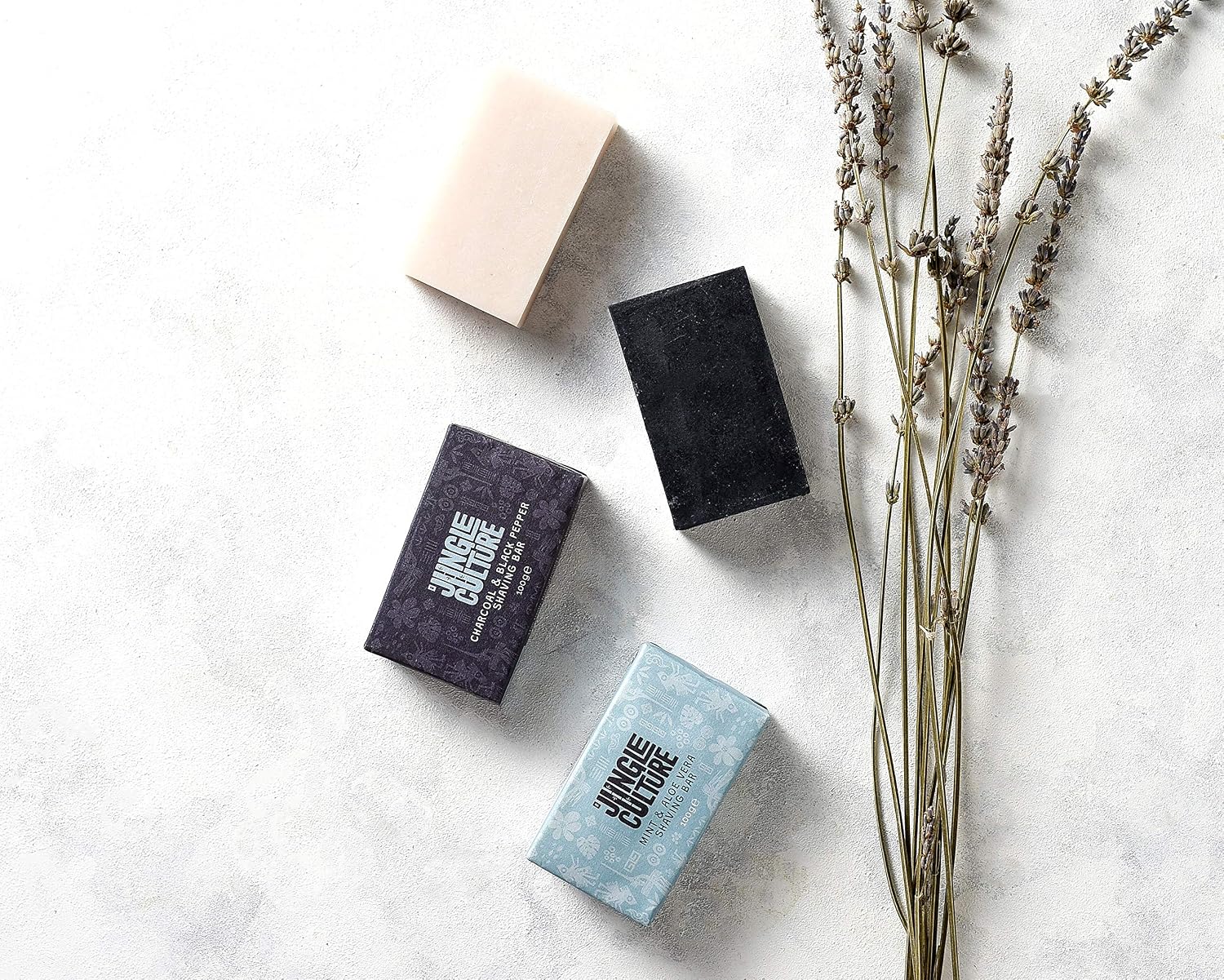 Jungle Culture® Mint & Aloe Vera Refreshing Eco Shaving Soap 100g • Plastic-Free Natural Soap Bar • Vegan Friendly Shaving Gel Foam Replacement • Organic Shave Butter Suitable For Sensitive Skin - Image 5