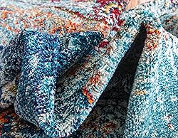 Unique Loom Solid Shag Collection Area Rug