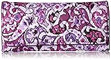 Vera Bradley Women's RFID Trifold Wallet, Lilac