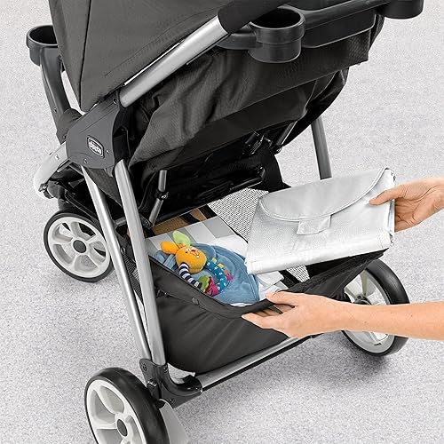 Chicco Viaro Quick-Fold Travel System, Includes Infant Car Seat