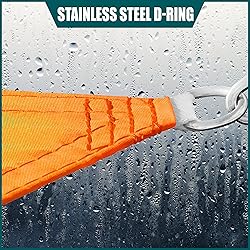 Royal Shade 14' x 17' Orange Rectangle Waterproof