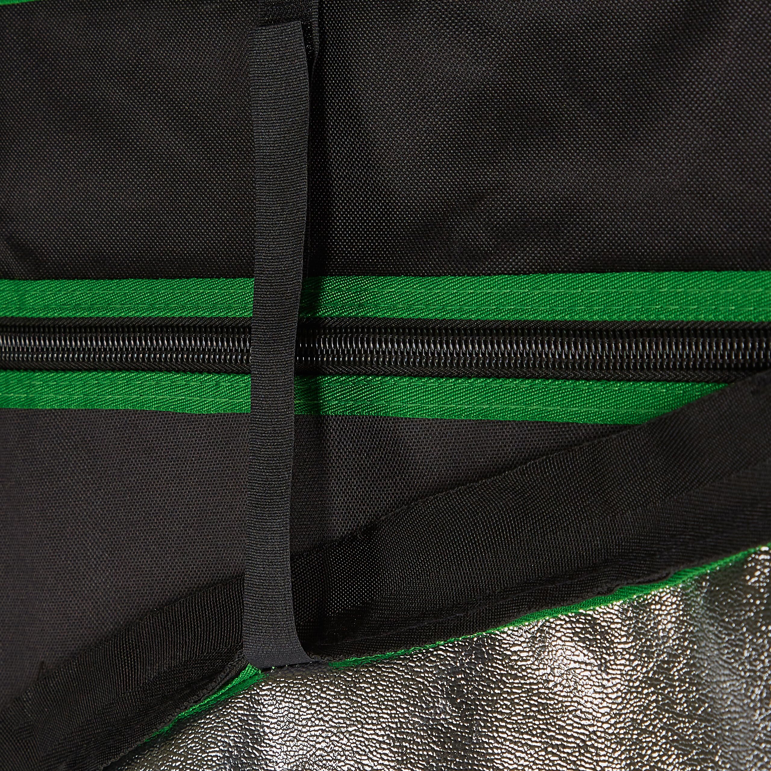 Relaxdays Growzelt, HxBxT: 180x80x80 cm, reflektierende Innenfolie, lichtundurchlässig, indoor Zuchtzelt, schwarz/grün 8