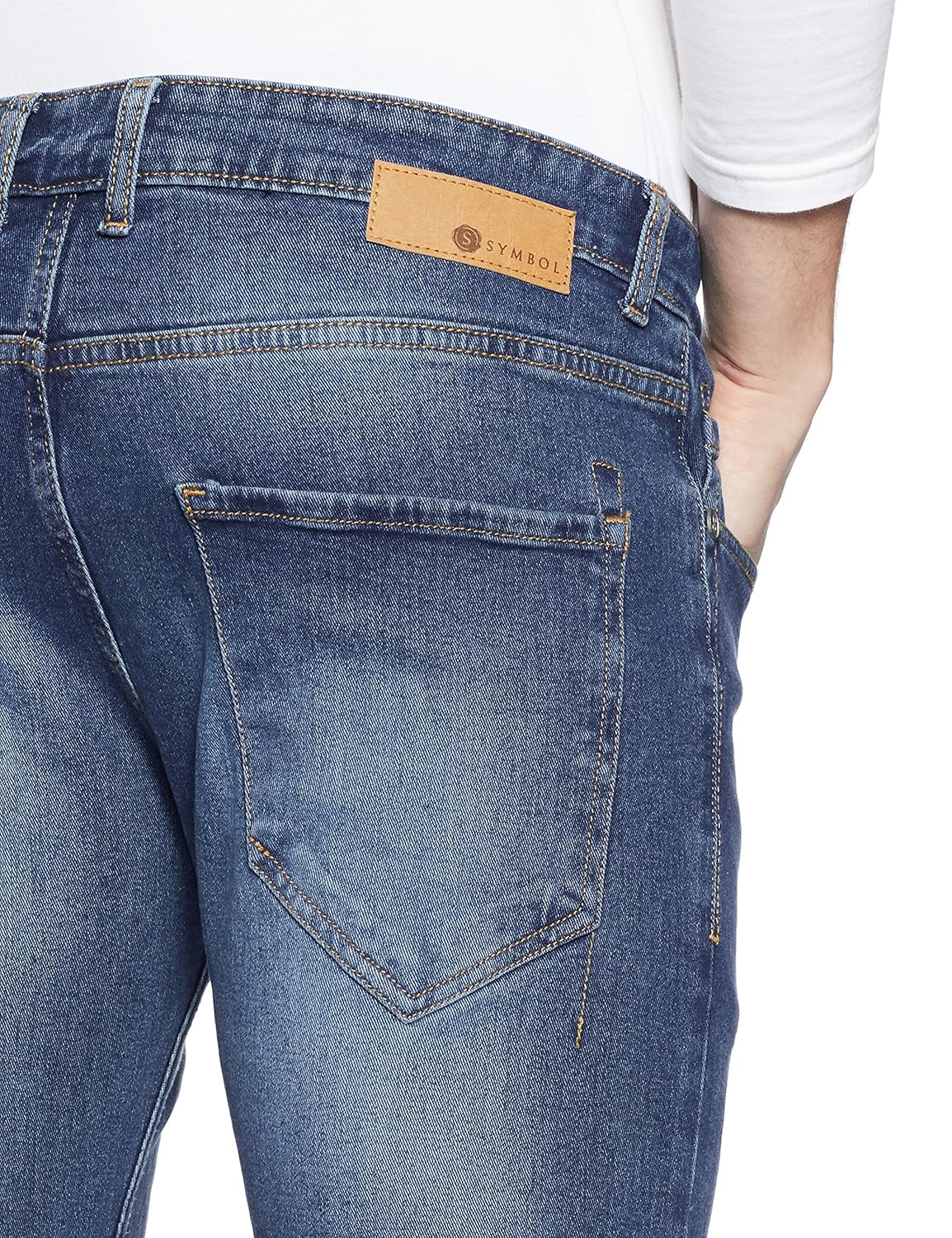 symbol amazon brand men's relaxed fit jeans