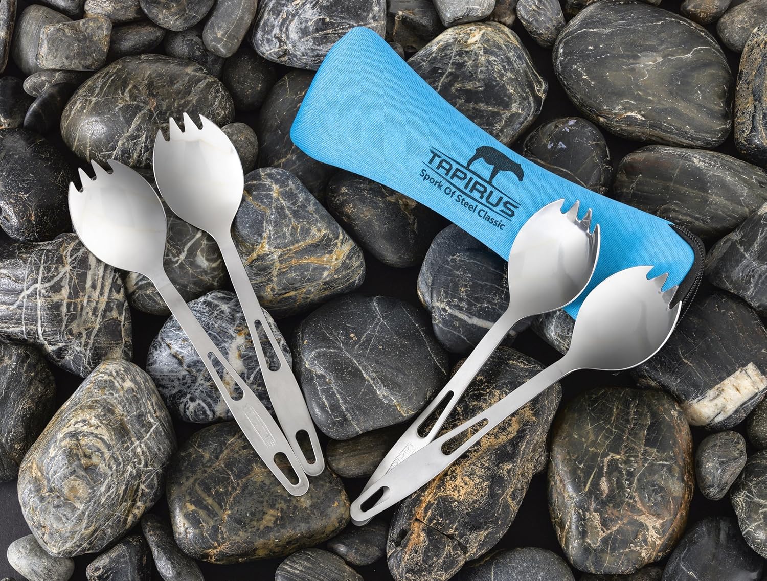 Reusable & Light FBA_SOSC4 Hiking Or Backpacking Carrying Case Spoon