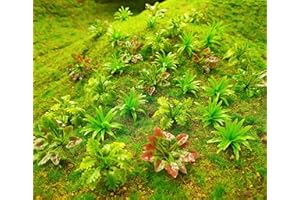 90pcs Mini Model Trees Plants Flowers Green Shrubs Bush Model, Aritificial Plants Model Train Scenery Architecture Flower Mod