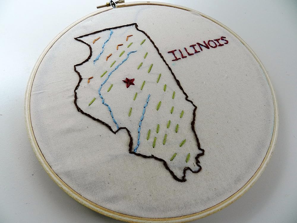 57 More Embroidery Usa Illinois JPG Images