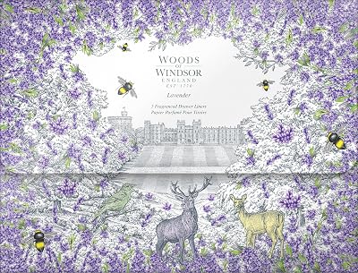 Woods of Windsor Lavender Drawer Liner 5 Pack White Home Fragrance