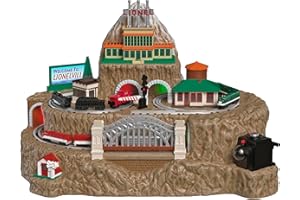 Hallmark Keepsake Christmas Tabletop Decoration 2025, Lionel Trains Lionelville with Light, Sound and Motion, Gifts for Train Lovers