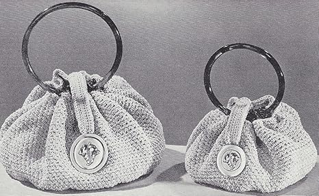 vintage crochet clutch pattern