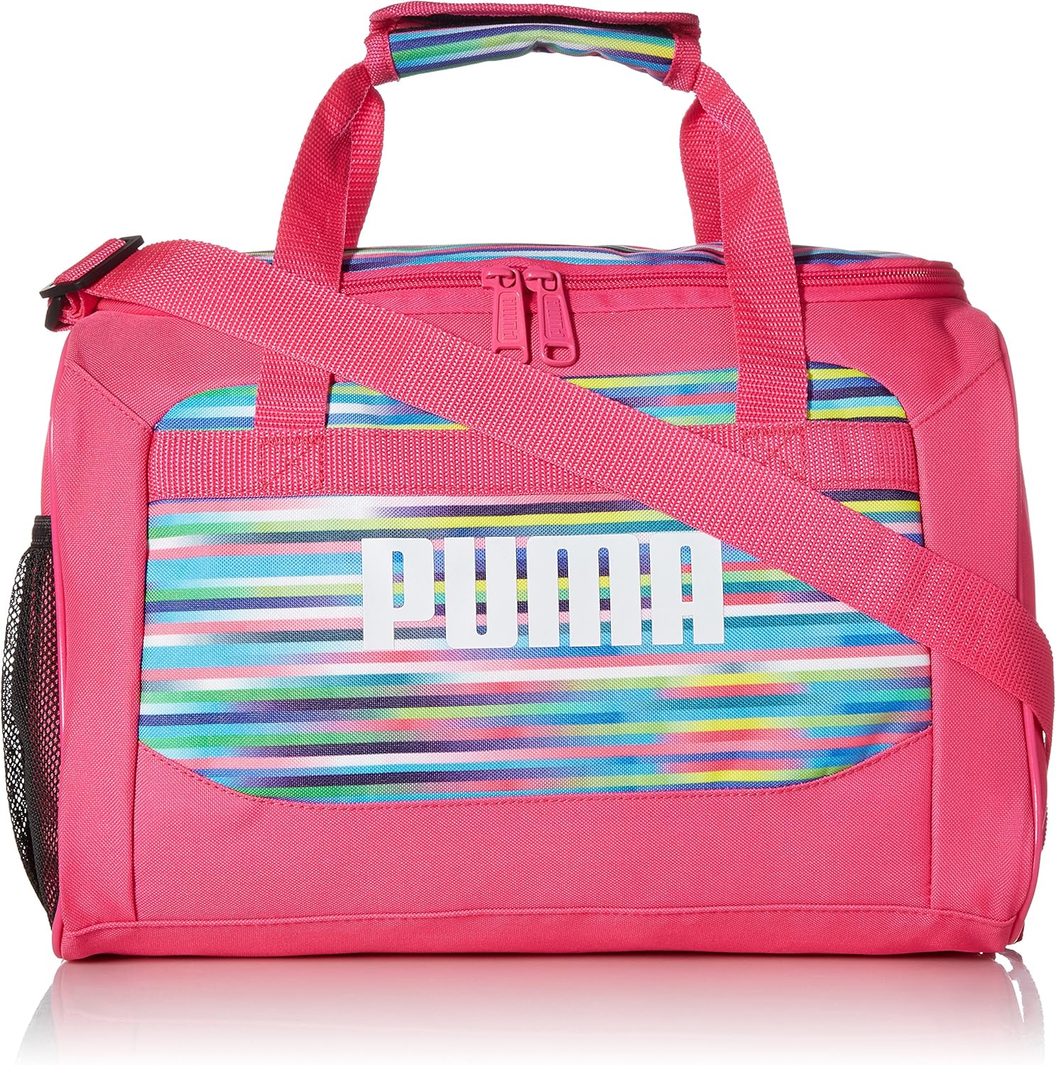 PUMA Kids' Evercat Transformation JR Duffel Bags, Pink/Multi, One Size