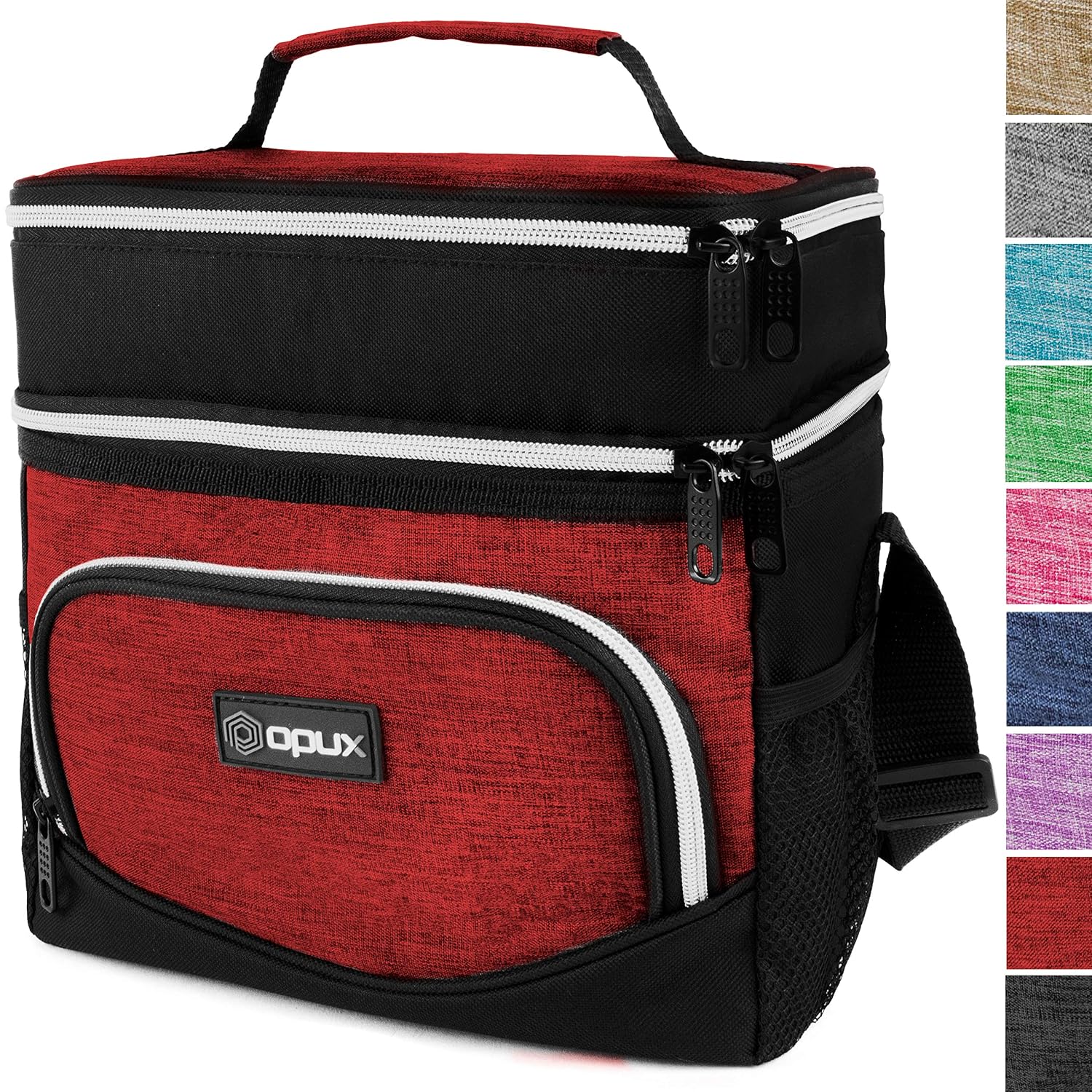 dual compartment lunch tote