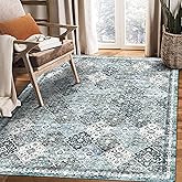 YARNSCAPE 3' x 5 ' Washable Area Rug - Low Pile Soft Vintage Indoor Rug for Living, Dining or Bedroom - Lightweight Carpet wi