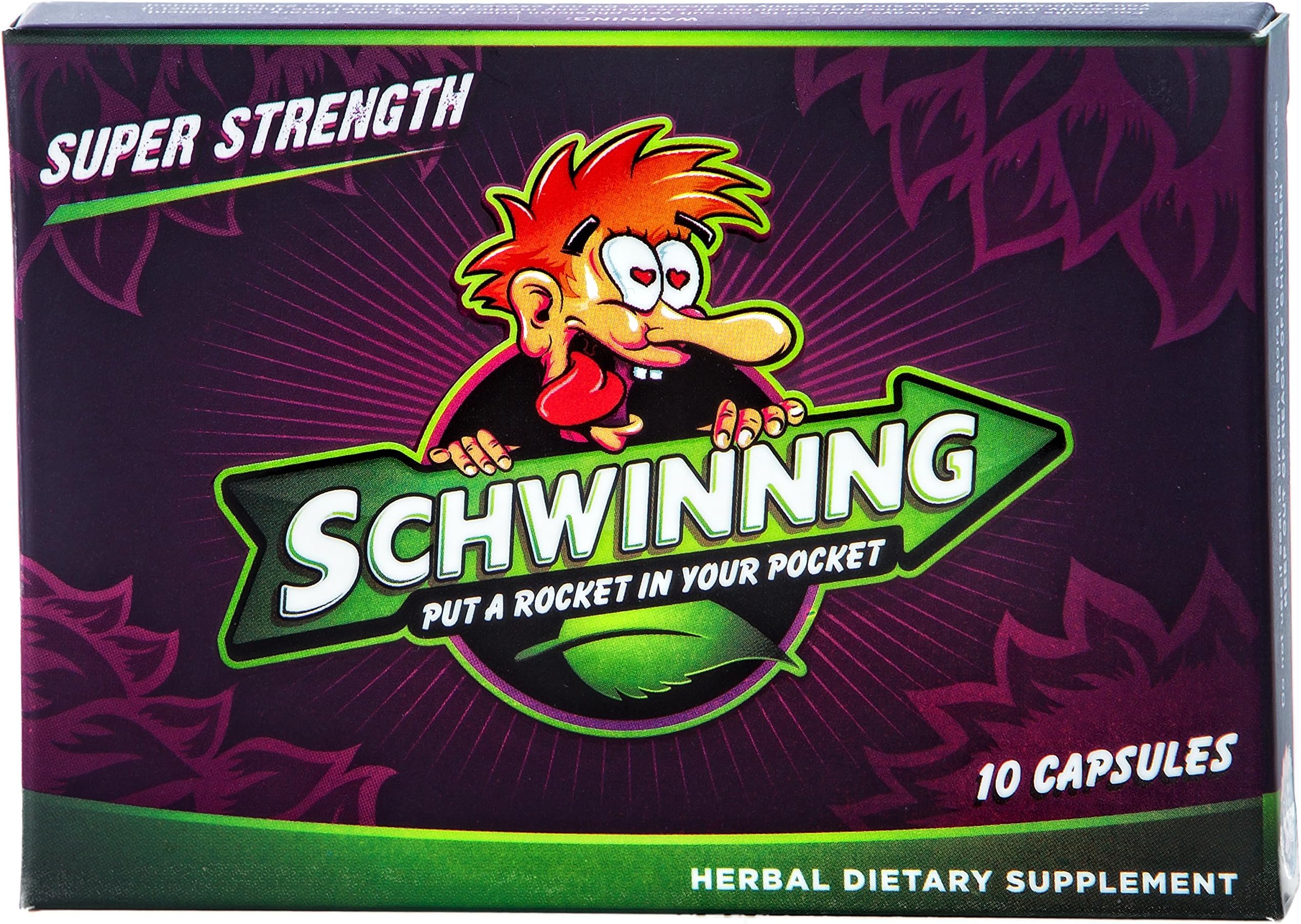 SCHWINNNG Male Supplement - All Natural Stamina Support - Revitalize Strength - Improve Energy Level - Optimize Vitality - Formulated for Men and Women with Active Lifestyle (4 Packs, 40 Capsules)