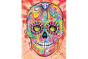 Dean Russo Skull Journal: Lined Journal (Quiet Fox Designs) 144 High-Quality, Acid-Free Lined Pages for a Dream Diary or Journaling, with Vibrant Cover Art from Brooklyn Pop Artist Dean Russo