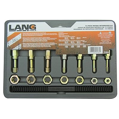 Lang Tools 2584 15-Piece Metric Thread Restorer Set