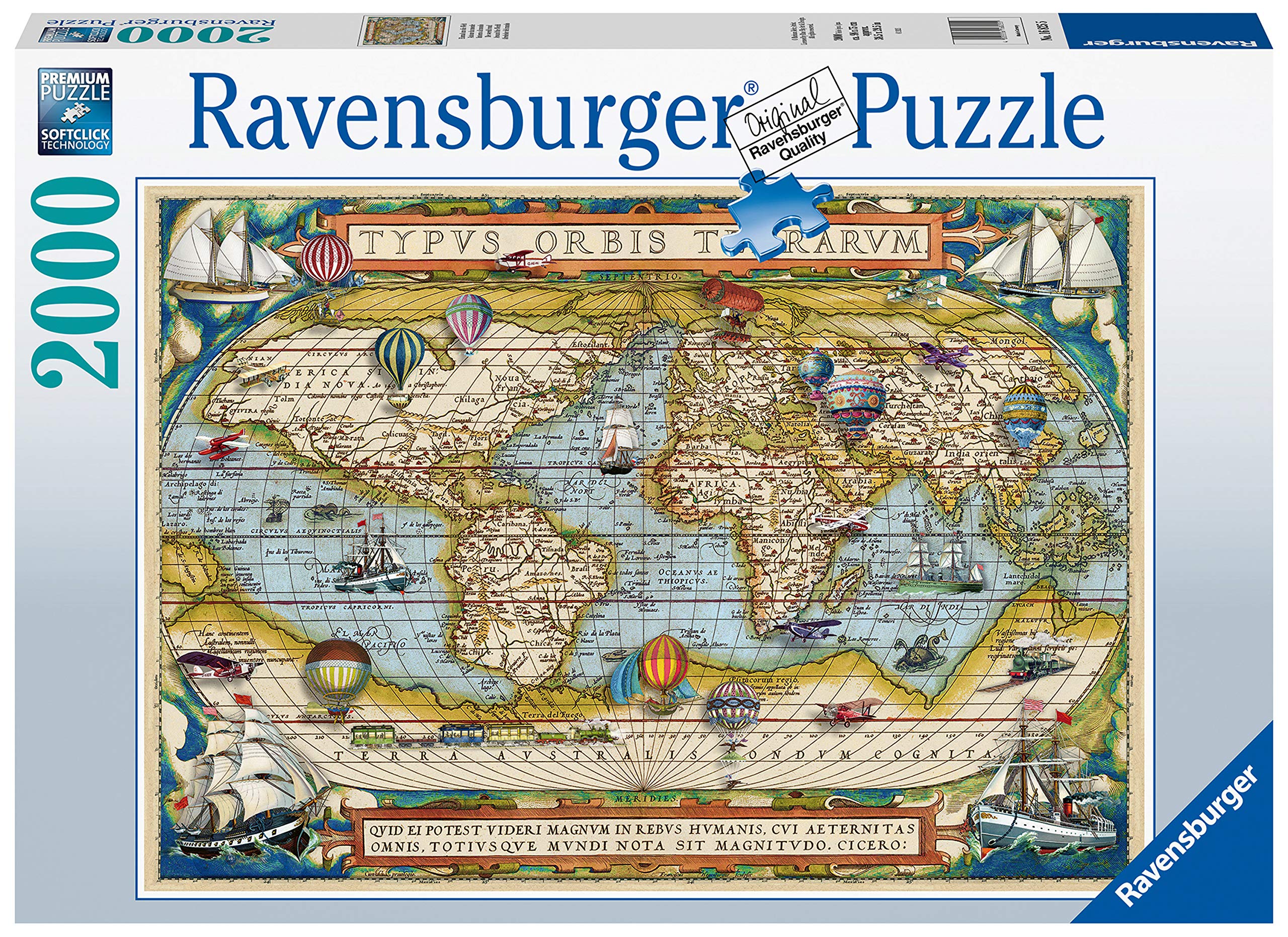 Ravensburger Around the World 2000 Piece Jigsaw Puzzle for Adults & for Kids Age 12 & Up
