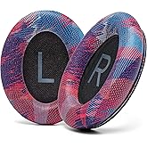 WC PadZ QC45 - Earpads for Bose QuietComfort 45 / QuietComfort Se/QuietComfort Wireless, Made by Wicked Cushions | Extra Thick Cushion | Premium Durable Stitching | Speed Racer