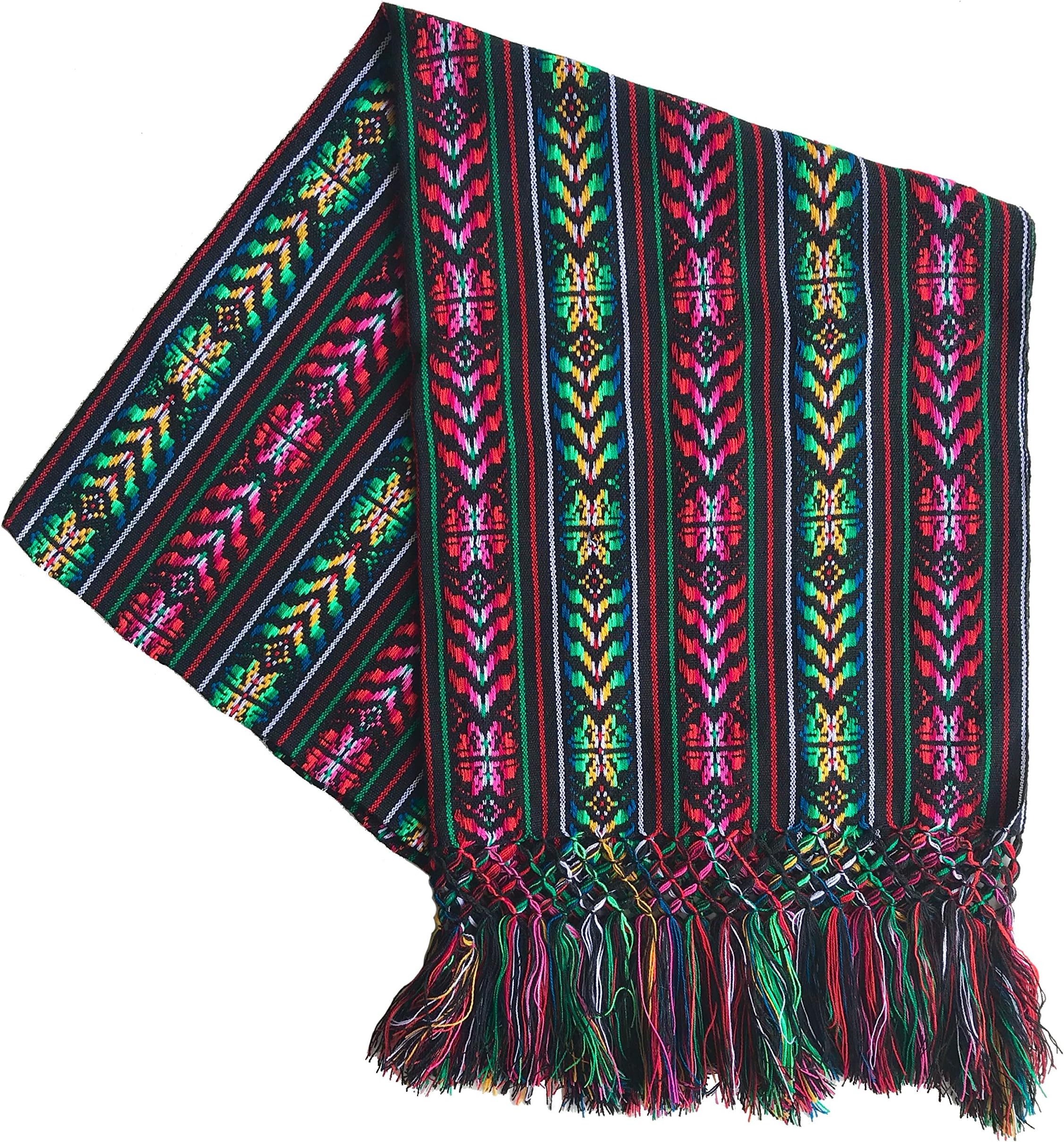 Mexican Handmade Colorful Rebozo Shawl