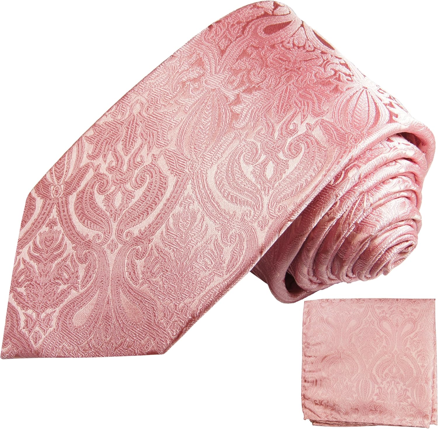 Paul Malone Krawatte t/&uuml;rkis schwarz paisley Seide schmal 6cm mit Einstecktuch//Herren Seidenkrawatte