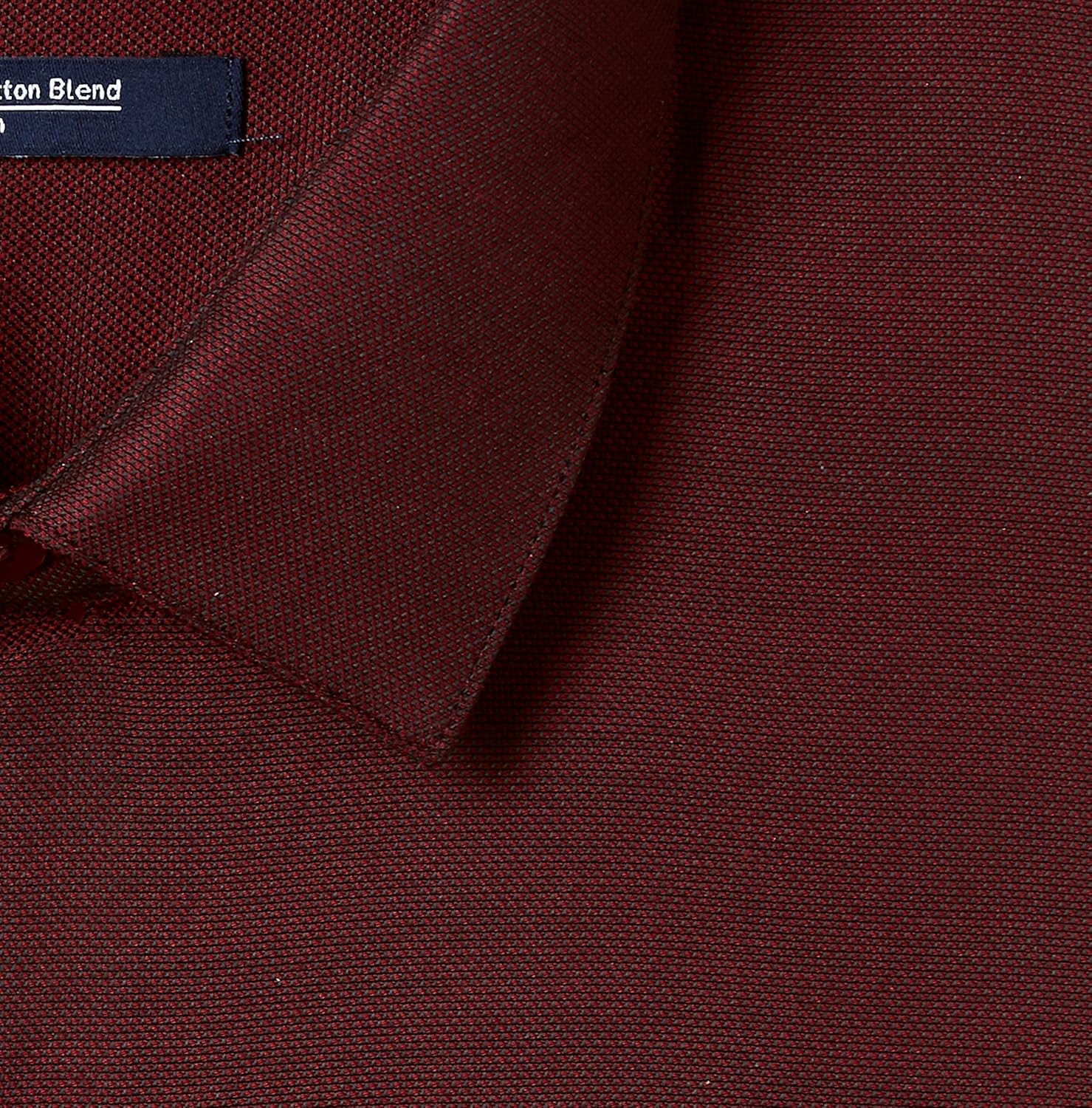 peter england men's plain slim fit formal shirt