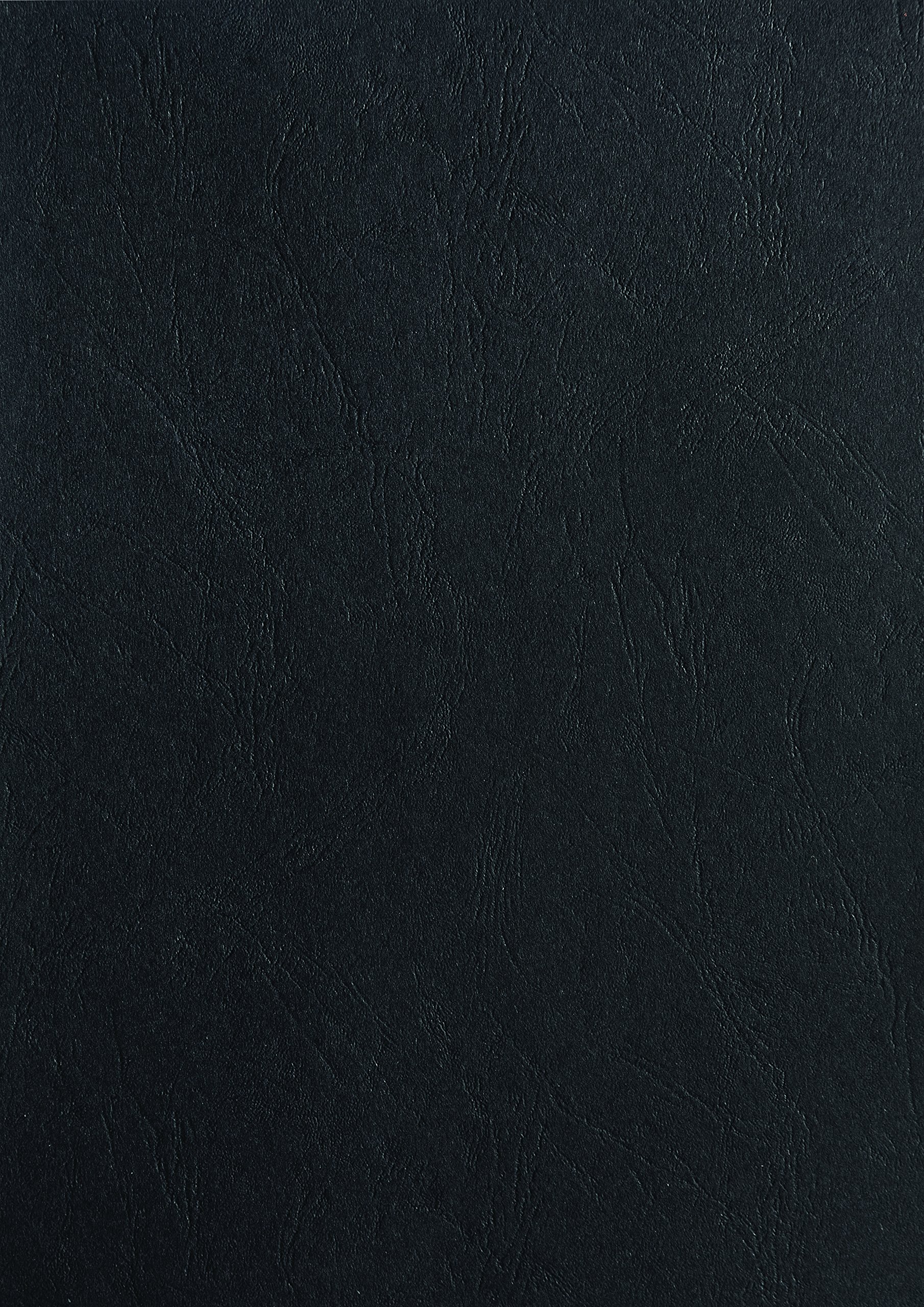 PAVO Premium A3 Leather Grain Binding Cover - Black (Pack of 100)