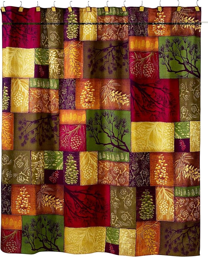 Amazon Com Avanti Linens Adirondack Pine72 X 72 Shower Curtain