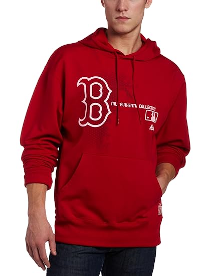 mlb authentic collection hoodie red sox