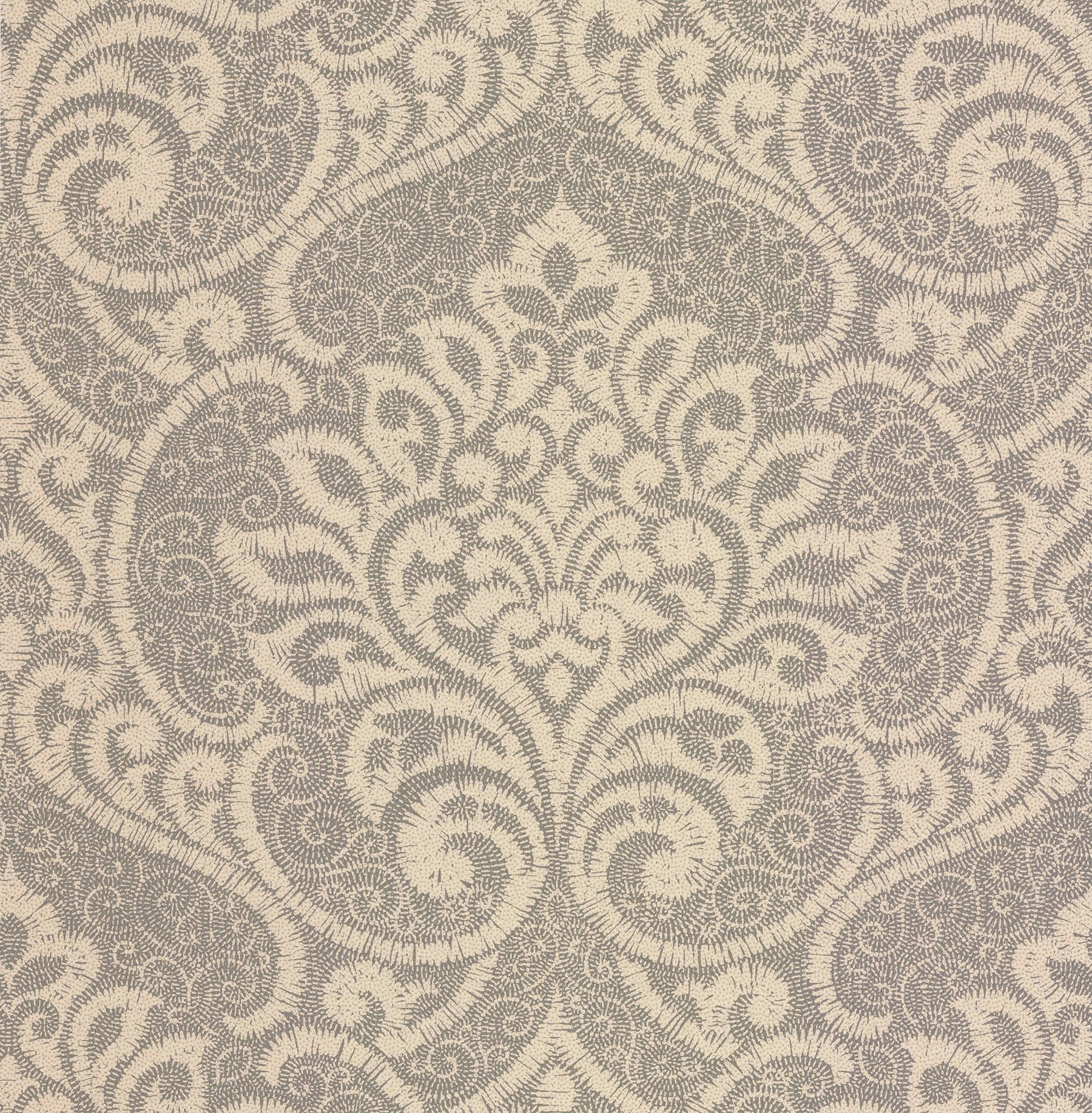 BHF DL22837 Lupus Metallic Damask Wallpaper - Platinum