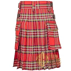 Goldia Clothes Industry Tartan Kilts l Men's