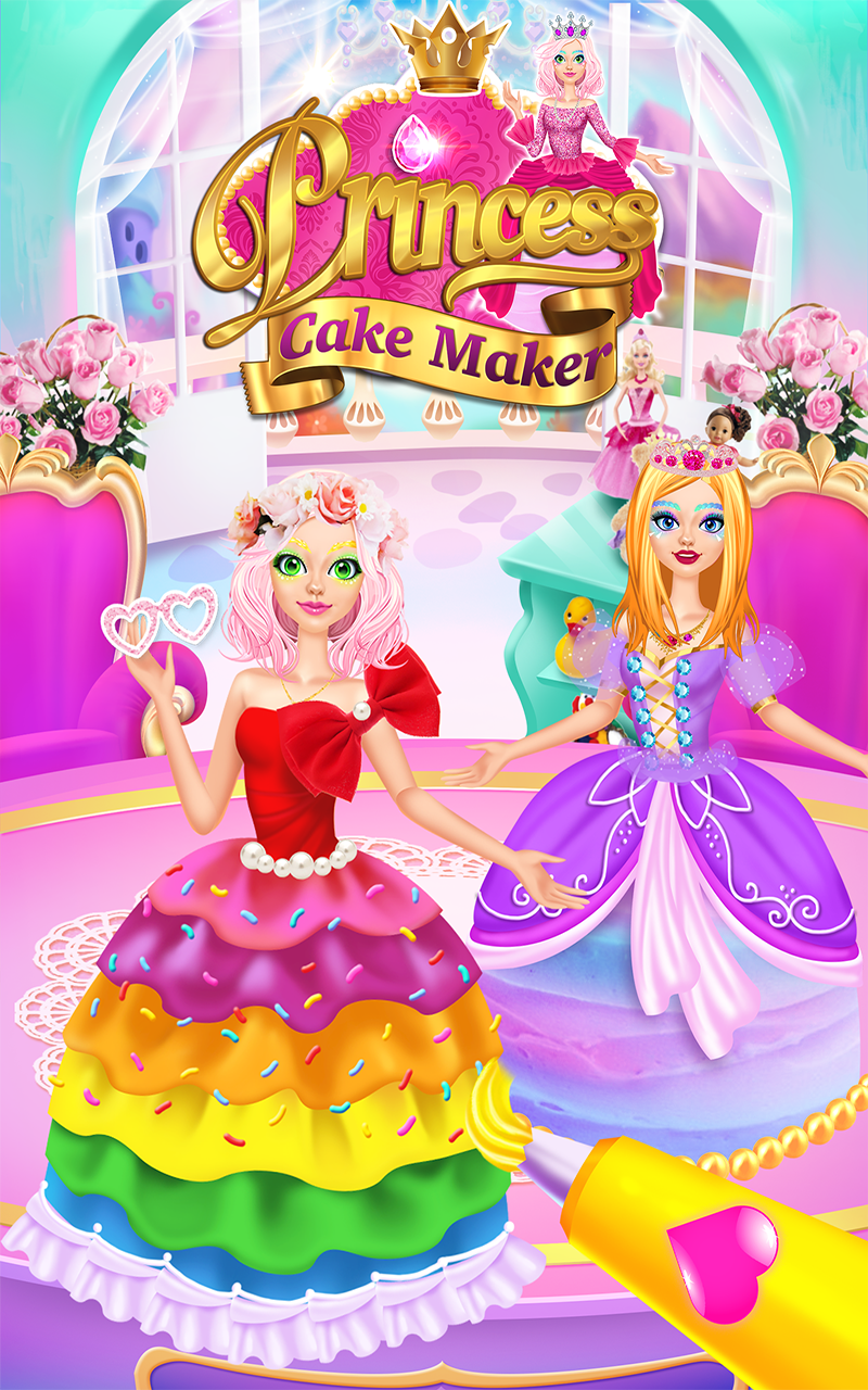 barbie cake cooking game