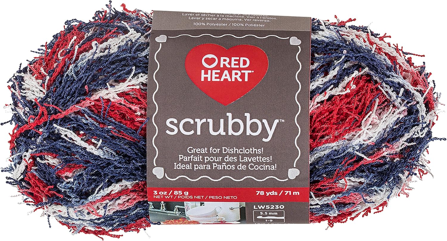 Red Heart Scrubby Yarn, Americana Arts, Crafts & Sewing