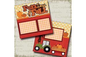 EZSCRAPBOOKS QUICK PAGES Fun Days of Fall - Premade Scrapbook Pages - EZ Layout 2170