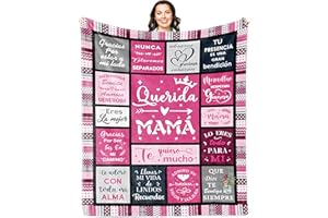 Solzien Regalos para Mama Dia De Las Madres Blankets 50"X60", Mothers Day/Birthday Gifts for Mom, Mom Gifts from Daughters/Sons