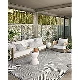 Loloi Rainier Collection RAI-03 Denim/Ivory 5'-3" x 7'-7" Area Rug
