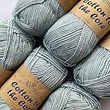 Cotton to The Core Knit & Crochet Yarn, Soft for