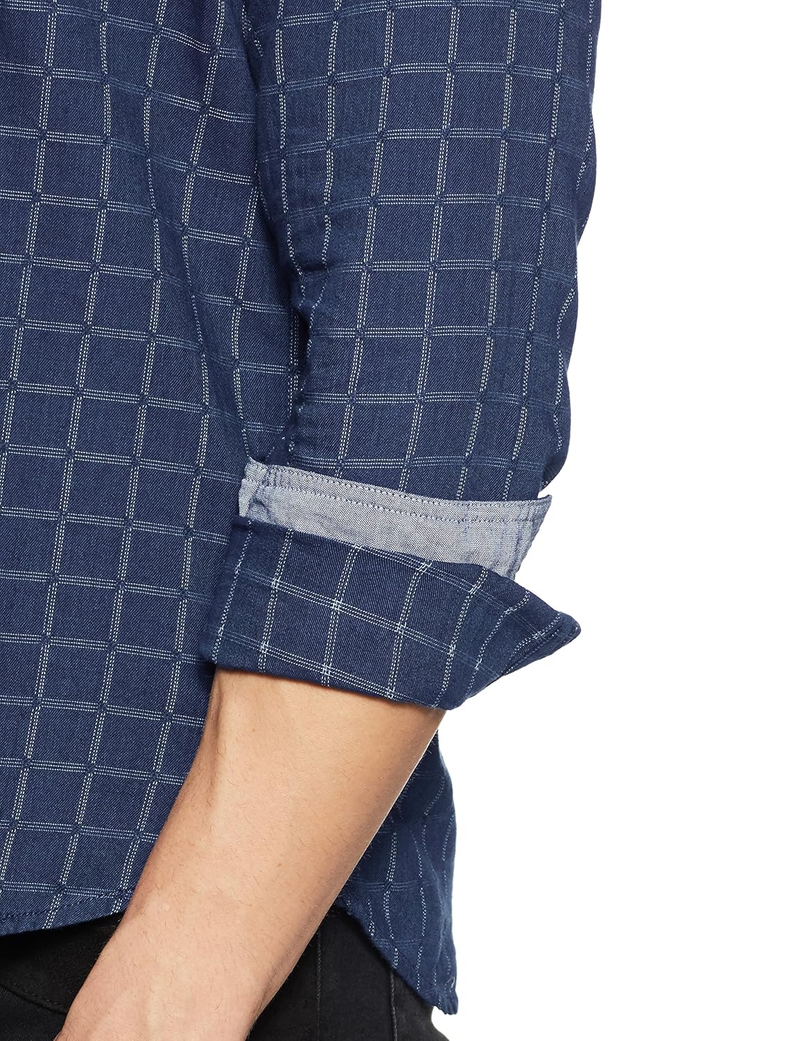 flying machine men's checkered slim fit casual shirt