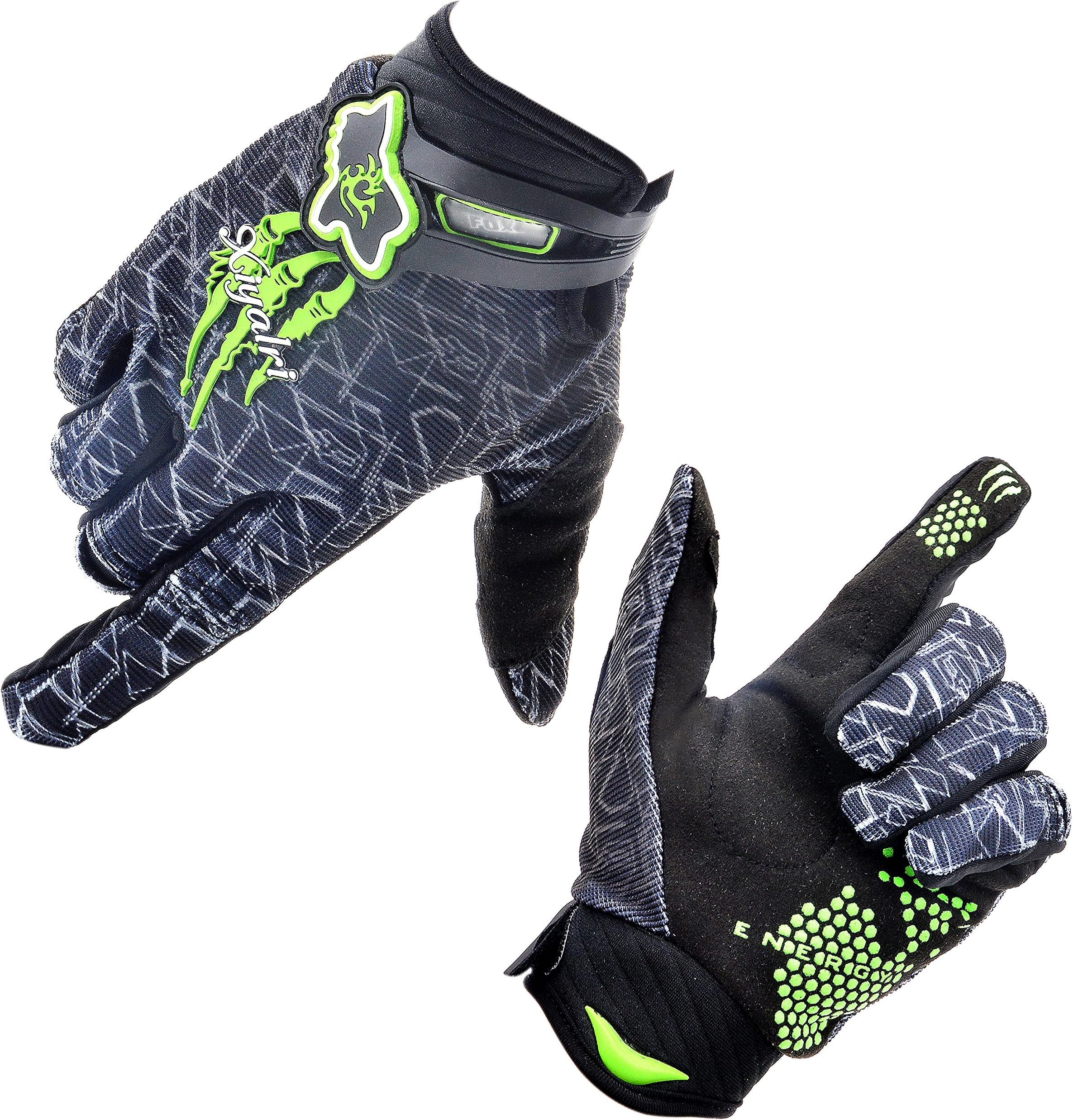 Xiyalri [Bicycle Gloves] Bicycle Full Finger Cycling Gloves Warm Motorbike Mountainbike Gloves for Men and Women