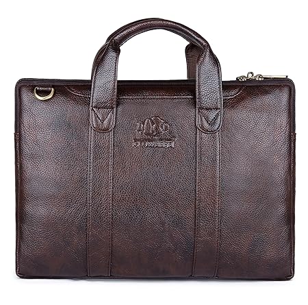 The Clownfish Leatherette Signature Series Tablet Bag/Netbook Messenger Bag Briefcase