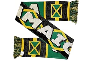 EUROSCARVES Jamaica Soccer Knit Scarf