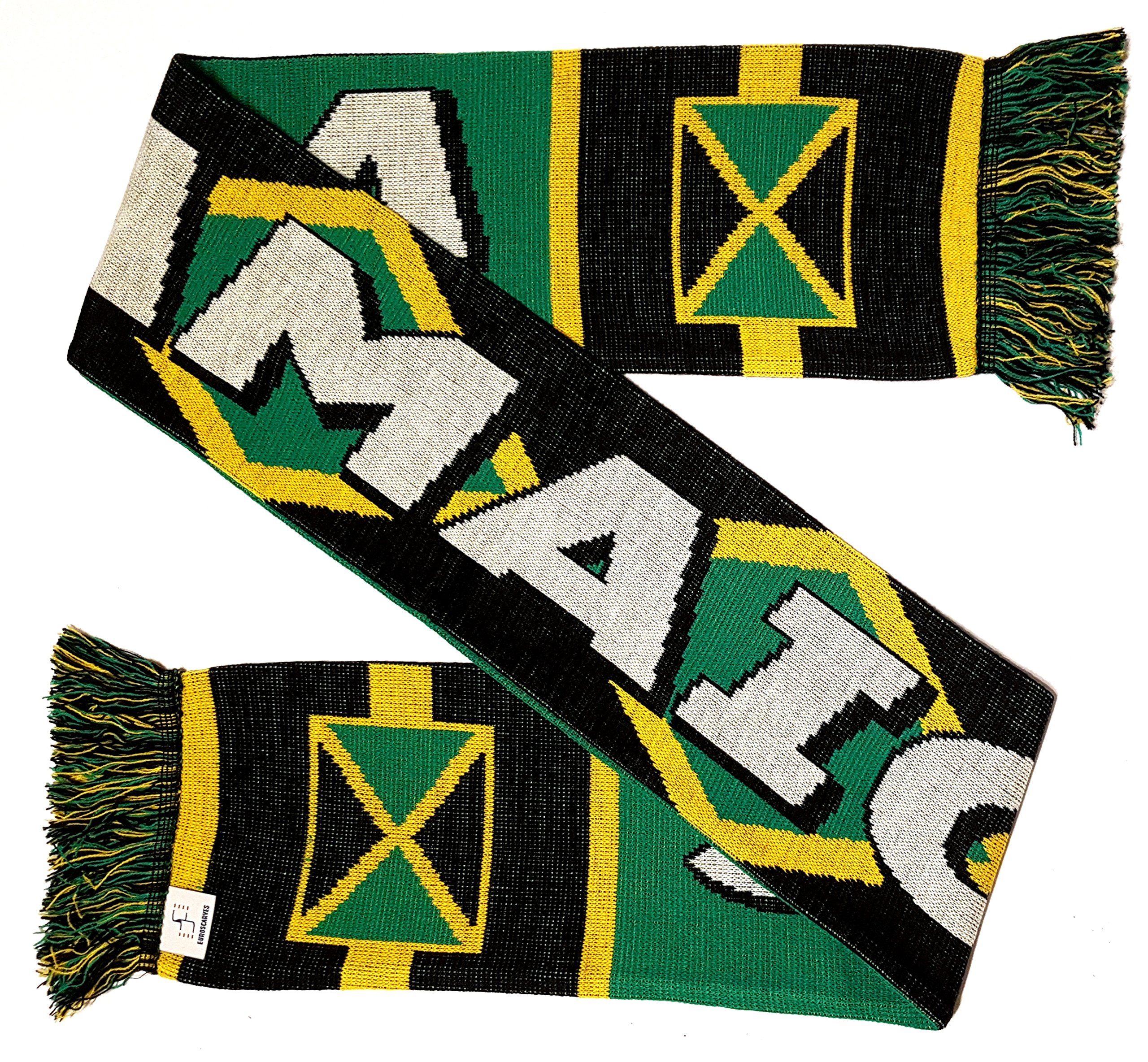Jamaica Football Knit Scarf