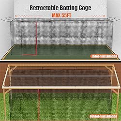 RIIFRILY Heavy Duty Baseball Batting Cage Nets,ONLY