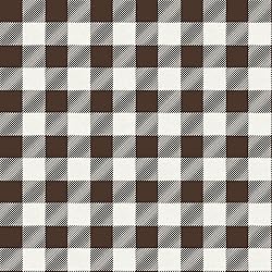 PBS Fabrics Buffalo Check, Brown, Organic Double