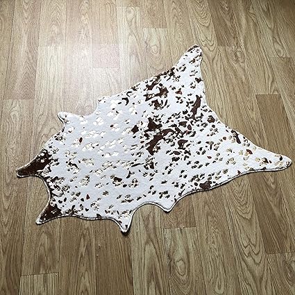 faux animal rug nursery