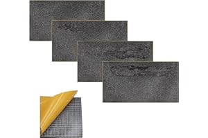 ACIT Foam Sheets Self Adhesive Closed, Cell Foam Neoprene Rubber Sheets, Pack of 4 Sheets, Expanded Polyurethane Panels, Expanded EPDM Black Rubber