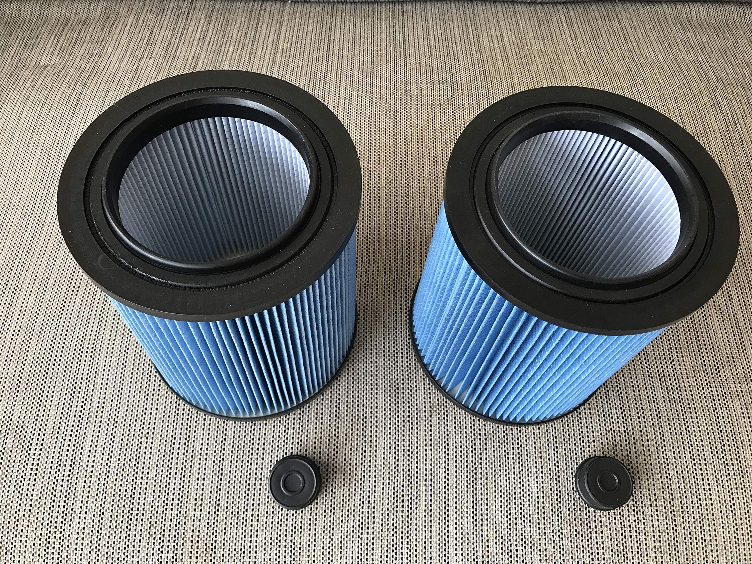 17907 9-17907 Vacuum Cleaner Air Cartridge Filter fits for Craftsman 9-17907 Wet Dry Vaccum Filter 17907 2 Pack