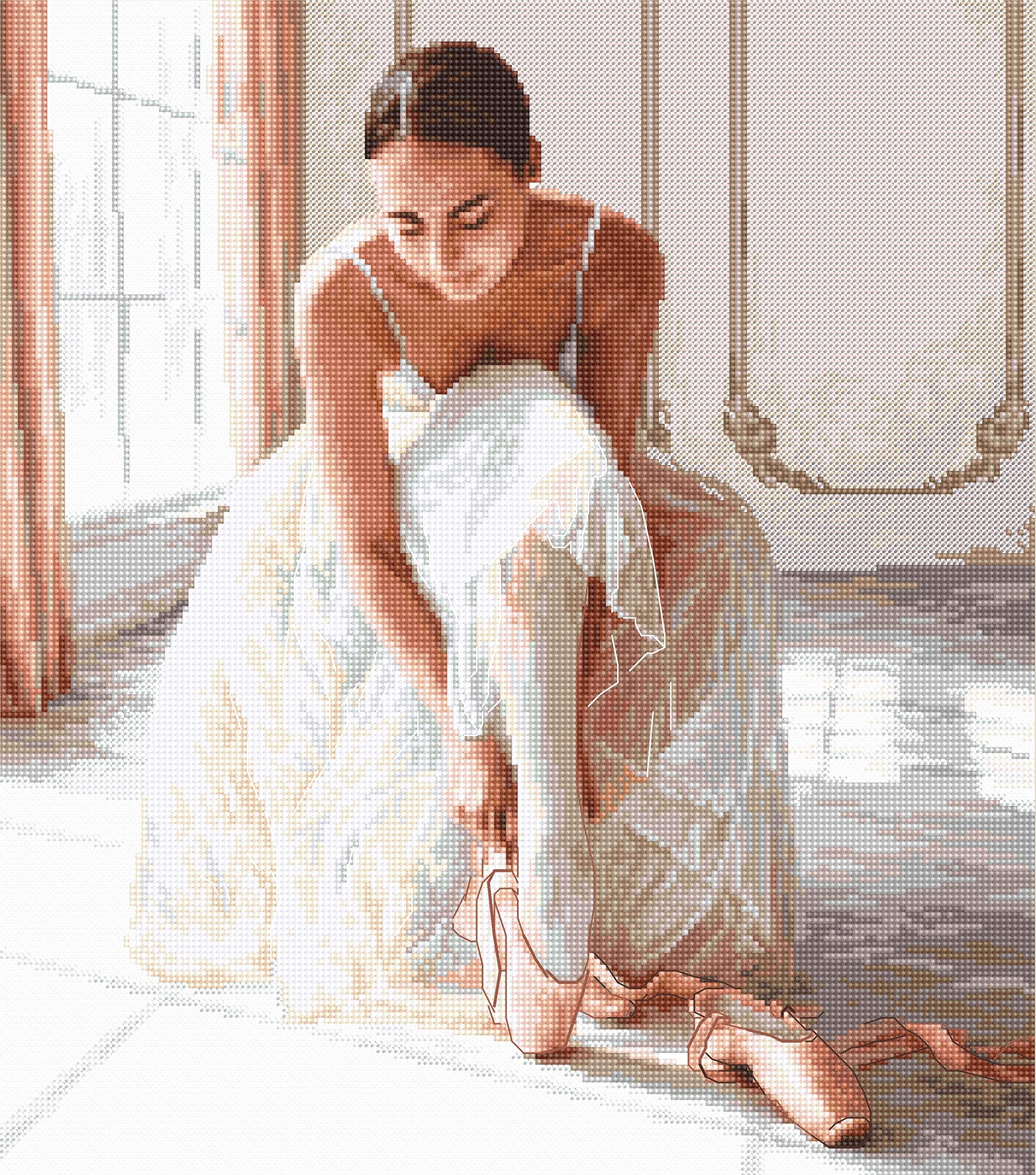 Letistitch Leti941 Cross Stitch Kit, Multi-Colour, 32 x 28 cm